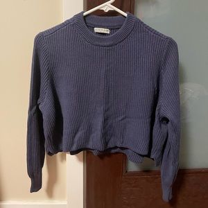 COTTON ON BLUE CROPPED SWEATER SIZE SMALL